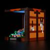DIY LED Lighting Kit For Lego Minecraft 21265 The Crafting Table Building Block Toy Decoration Adjustable Lighting Accessories