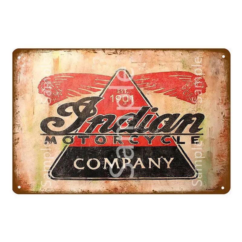 Retro Super Motor Metal Tin Signs Vintage Motorcycles Poster Motor Cycle Shop Plaque Pub Bar Garage Wall Decor 20x30cm YK144