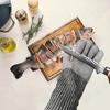 Stainless Steel Mesh Metal Chainmail Gloves Butchers Glove for Cutting Meat Oyster Shucking Chefs Meat Fish