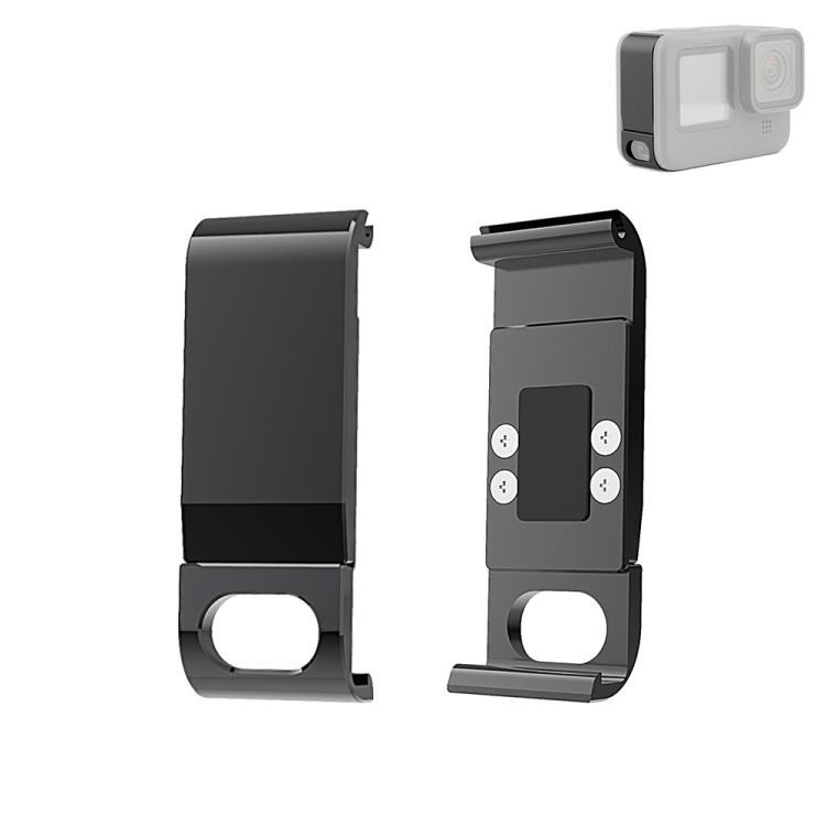 Металлическая крышка интерфейса PULUZ со стороны аккумулятора для GoPro HERO12 Black/11 Black/10 Black/9 Black чёрный