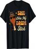 She Likes My Drum Stick Couple Matching Thanksgving For Men T-Shirt