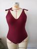 2025 High-End European & American Plus Size One-Piece Swimsuit