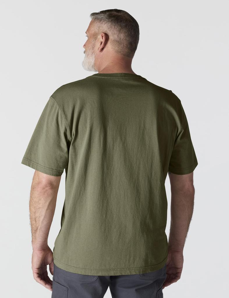 Carhartt Loose Fit Heavyweight Pocket Dusty Large Men's Short-Sleeve T-Shirt, Olive,