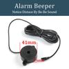 Hippcron 4 Sensors Buzzer 22mm Car Parking Sensor Kit Reverse Backup Radar Sound Alert Indicator Probe System 12V Black White