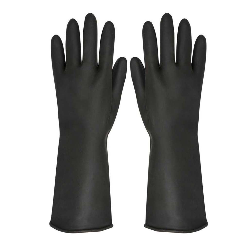Anti Chemical Lab Rubber Acid Alkali Safety Gloves Labor Supplies Industry Gloves Latex Gauntlets