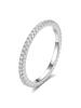 925 Sterling Silver Luxury Fashionable 1.4MM 1.6MM 1.8MM Full Zircon Ring For Women Engagement Wedding High Quality Fine Jewelry