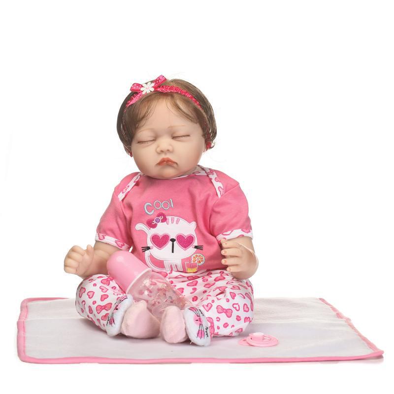 Realistic Reborn Baby Doll - NPK Christmas Gift 55 cm