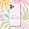Cute M-Mamegoma Seals Transparent Phone Case For iPhone 17,13,15,12,11,14,16 Pro Max Mini 7,8 Plus SE4,17E Air Cover Fundas