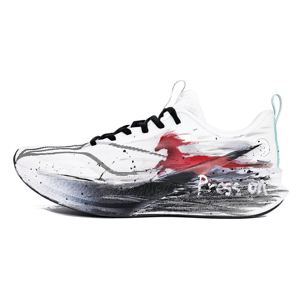 Li Ning Red Hare 8PRO Ammortizzazione, Resistente all'Usura Scarpe Basse Casual Test di Forma Fisica per la Maratona Esame Fisico ARPV003-1(Team1375-BAG)
