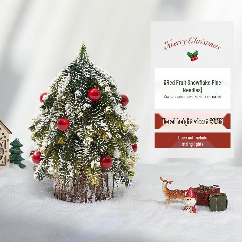 Mini Christmas Tree Ornament: Desktop Decoration & Holiday Photo Prop 2024