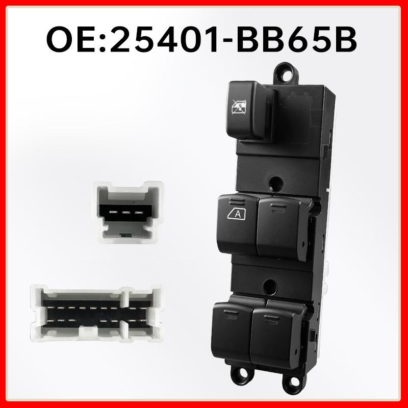 Nissan Navara D40 Power Window Switch Button 25401-BB65B