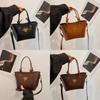Style Street Retro Golden Label Decoration Women Single Shoulder Bucket Bag