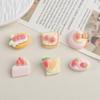 Strawberry Cake Food Toys Resin Accessories Cream Glue DIY Hair Clip Patch Hair Accessories
