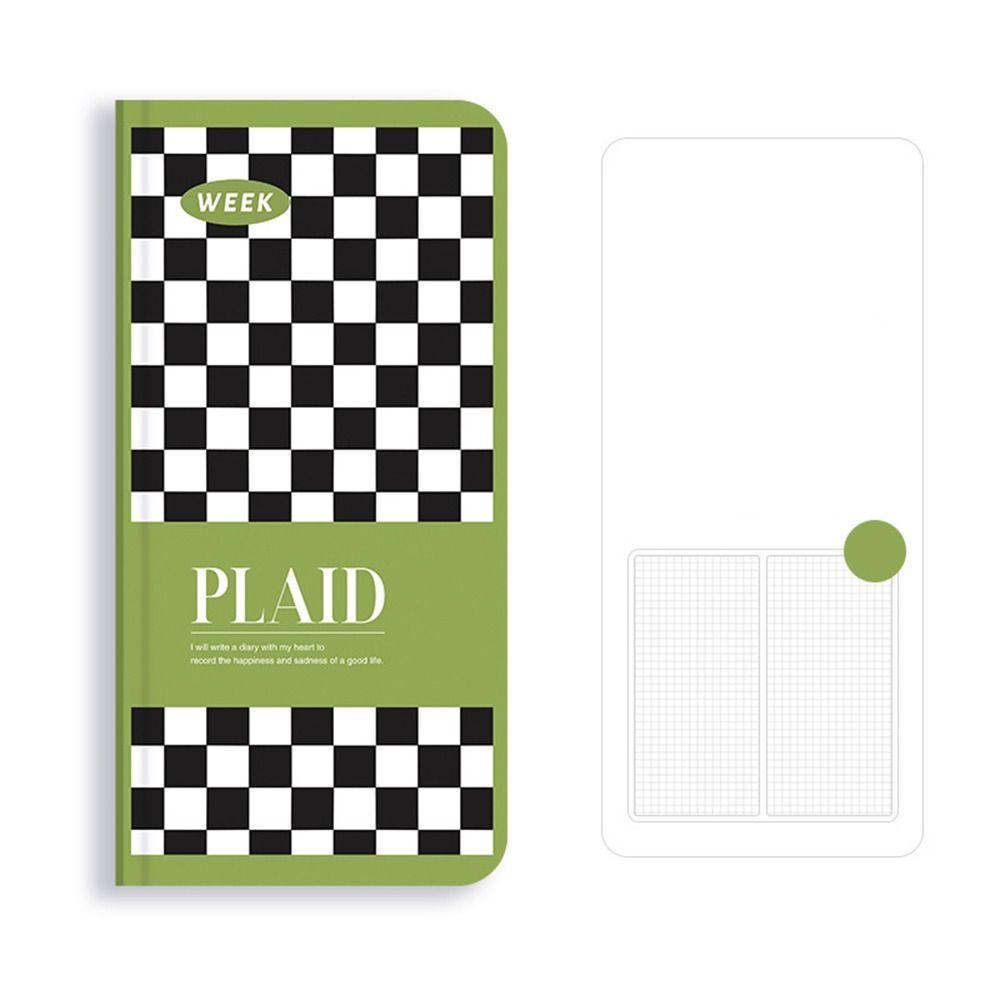 Stationery Plaid Memo Notebook Hand Account Notebook DIY Albums Scrapbooking Book Agenda Diary Book