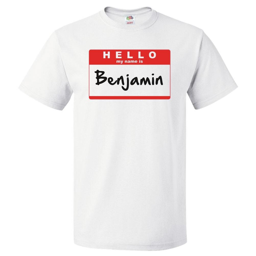 Camiseta Hello My Name Is BenjaminSe abre en una nueva ventana o pestaña 2XL