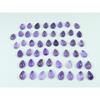6X9MM Natural Amethyst Pear Shape Cabochon Loose Gemstone 30Pcs Lot 62Cts. C-3649