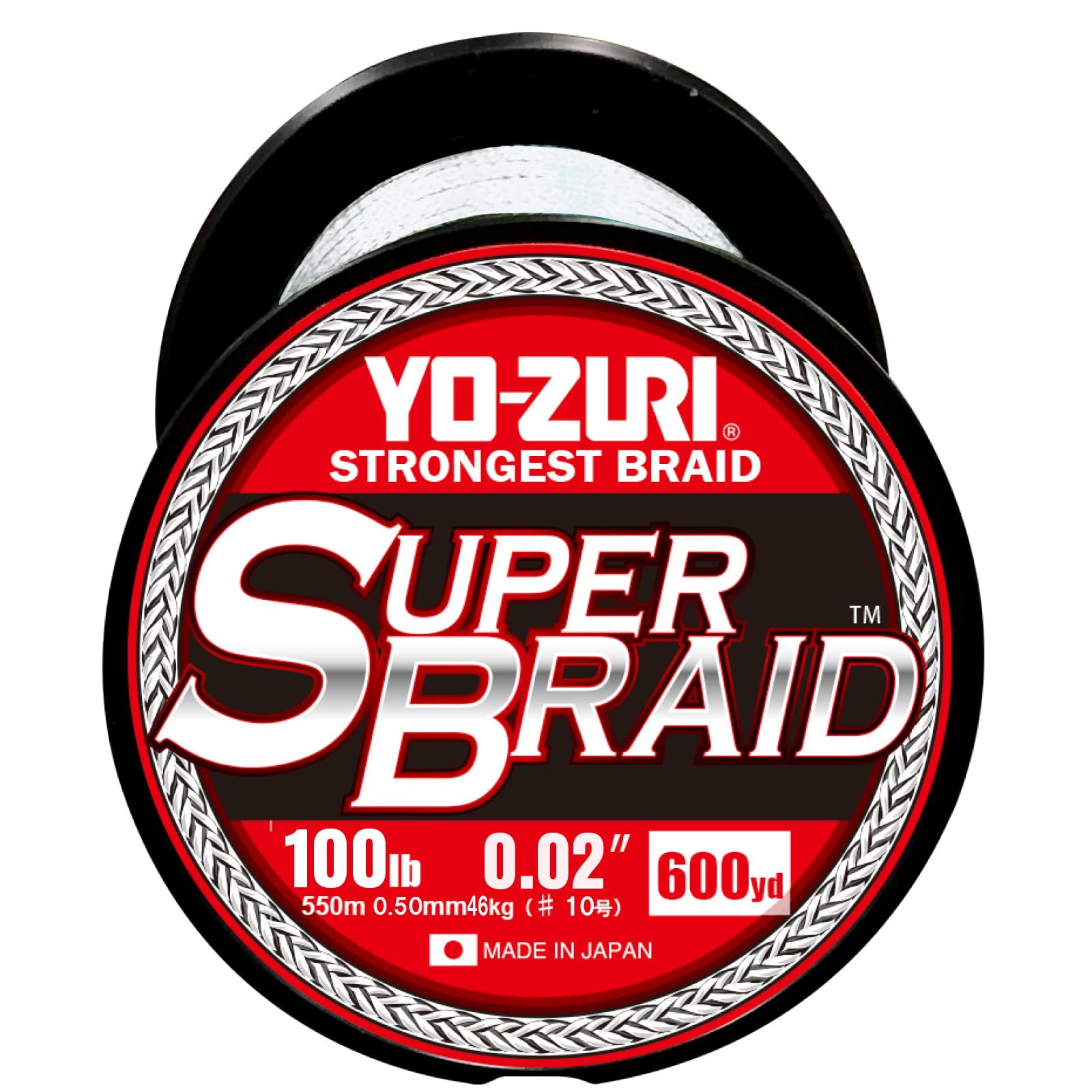 

PE Line Super Braid 600YDS 100Lbs White YO-ZURI Color білий