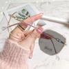 Photochromic Ladies Myopia Glasses Fashion Trend Anti Blue Light Computer Minus Eyeglasses Finished Color Changing Sunglasses