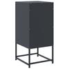 Vidaxl Szafka Nocna, Antracytowa, 36X39X78 Cm, Stal