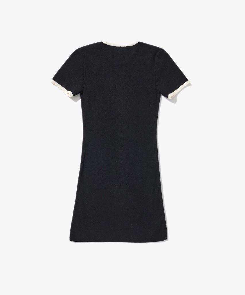 PLAC WOMEN Ribbed Knit Mini Dress Black