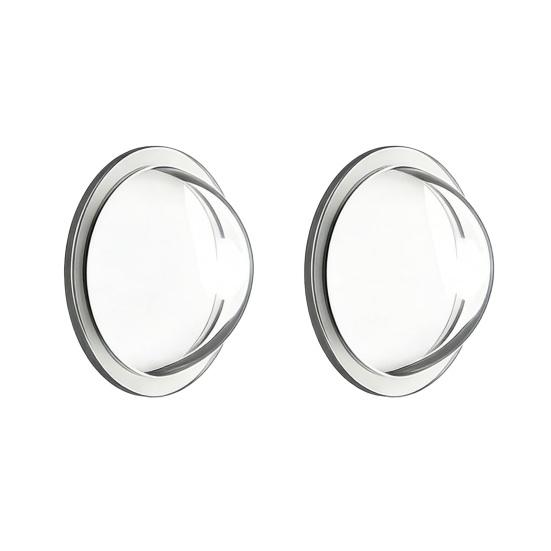 Universal Car Camera Lens Protector Clear Car Reversing Camera Cover for 360 Degrees Backup Cameras Multi-layer Optical Protection Film for EV & 2pcs