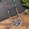 Vintage Personality Handmade Necklace Bohemian Sweater Chain Moon Flower Beads Versatile Headdress Women's Accessories