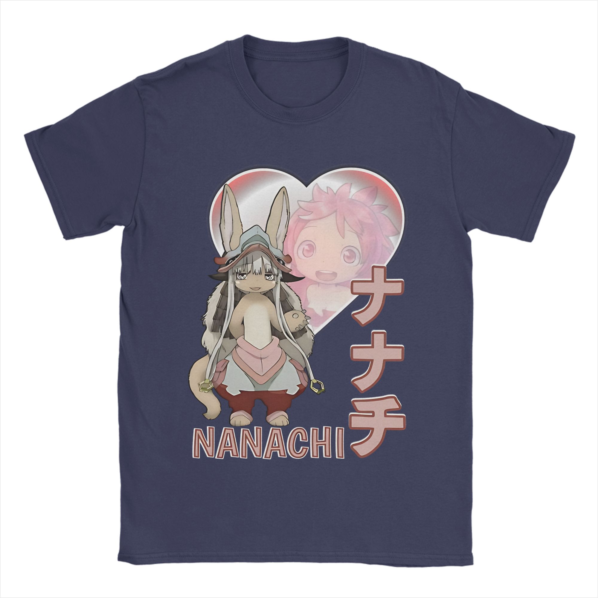 

Nanachi Made In Abyss T Shirt Summer Vintage T-Shirts Cotton Fashion Tshirt For Mens Short Sleeve Pattern Tees 4XL