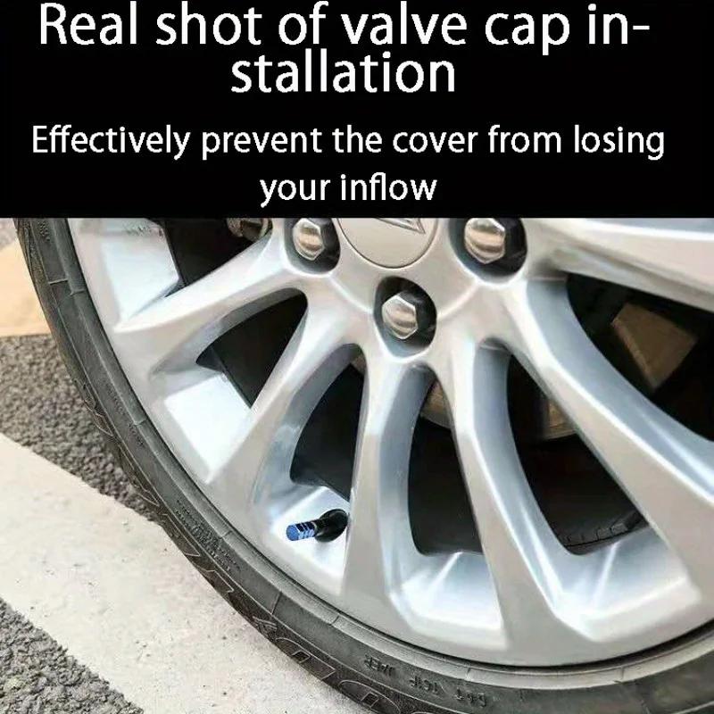 10PCS Aluminum Alloy Car Wheel Tire Valve Caps Tyre Rim Stem Covers Airdust Waterproof for Automobiles Motorcycles Trucks Bikes