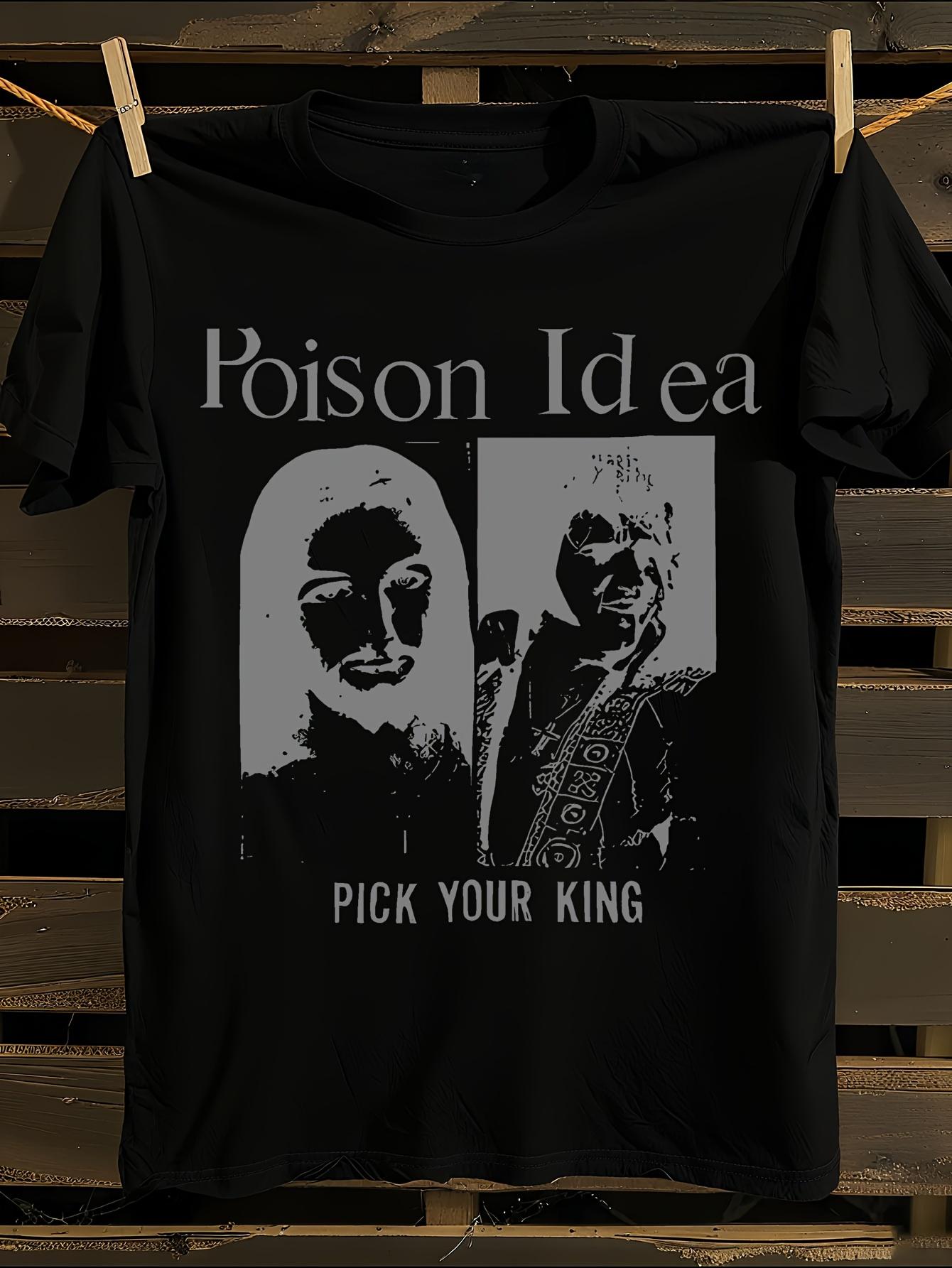 Poison Idea Pick Your King Vintage Tshirt Vintage Logo ... L