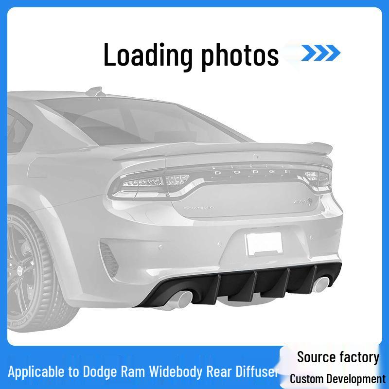 Улучшенный задний диффузор для Dodge Charger Widebody Matte Black