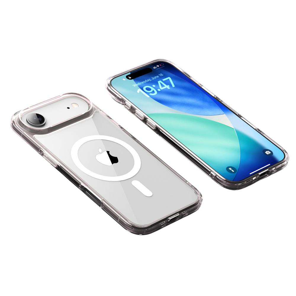 For iPhone Air Case Compatible with MagSafe TPU+PC Clear Phone Back Cover