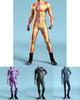 Halloween Tight Fit 3d Mechanical Print Adult Cosplay Jumpsuit For Role Play