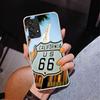 America Route 66 Phone Case For Samsung Galaxy A52 A32 A22 A12 A51 A31 A50S A30S A20S A10S Note 20 Ultra 10 Plus S10 A72 A71 Gal