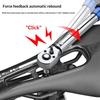 15Pcs Professional Maintenance Tool Adjustable Torque Ratchet Wrench 1/4-Inch Dual-Direction Bicycle Hex Socket Preset Wrench