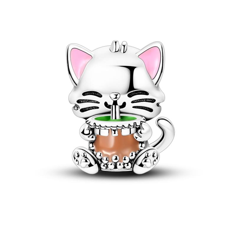 Jungfräuliches Kupfermetall Koala Elefant Kaninchen Haustier 3mm Charm Perlenkomponenten Perlenkomponenten Anhängerperlenkomponenten Ideal Entworfen für Geburtstage Hoch