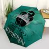 1pc Slytherin Snake Crown Crest Umbrella with Plastic Handle,Cartoon Pattern,Suitable for All Seasons Multi-functional Umbrella395