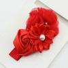 Headband Faux Pearl Skin-friendly Chiffon Baby Girls Bow-knot Kids Headwear for Birthday