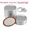 Coperchio Diviso per Vaso Mason - Coperchio Sigillante in Latta a Bocca Larga da 70 mm e 86 mm
