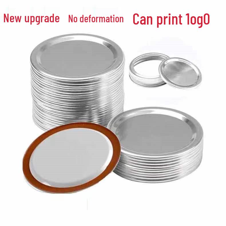 

Mason Jar Split Lid - 70mm & 86mm Wide Mouth Tinplate Sealing Lid 70mm Gold Lid Tinplate