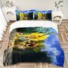 Sonic Friends Adventure Printed 3pcs Bedding Set Soft Microfiber 1 Duvet Cover And 2 Pillowcases Home Bedroom Decor Xmas Gift Ek135