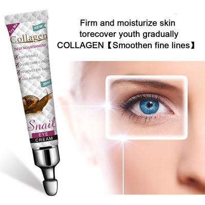 Collagen Snail Eye Cream Firming  Anti-wrinkle Remover Dark Circles Against Puffiness And Bags Moisturizing Eye Skin Care