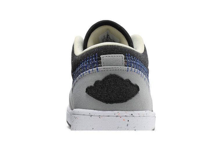 Men's Sneakers Jordan 1 Low SE Crater Black Grey Light Smoke Grey/Multi-Color