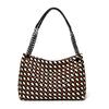 Niche design hand-woven bag, new high-end tip bag, dumpling bag, portable child and mother bag, vegetable basket bag.