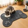 Easy Clean Non-Slip Floor Mat Quick-Dry Pet Mat Pet Feeding Pet Placemat  Multi-Pet Household