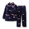 Langsha Women's Winter Thermal Fleece Pajama Set