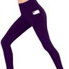 High Waist Elastic Workout Women Yoga Leggings Tummy Control Ruched Booty With Pocket Pants Seamless Gym Compression Tights