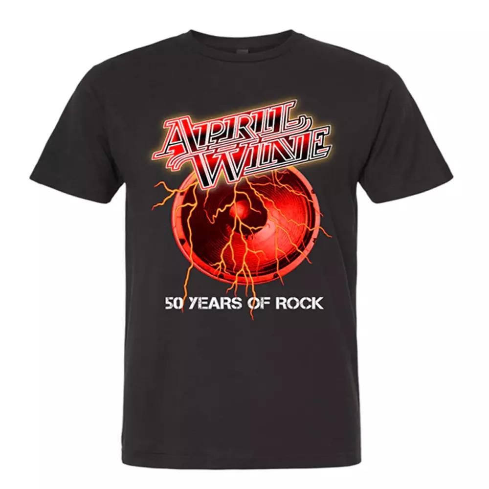 April Wine band 50 years of rock T Shirt Full Size S-5XL Unisex T-Shirt XL