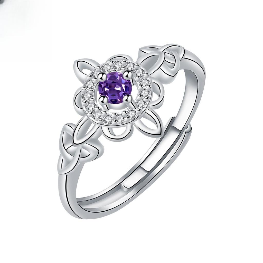 Women's Personality Light Luxury Niche High Sense European and American Witch Knot Jewelry Ring
