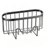 Suction Cup Hollowed Sponge Rack with Hanging Hook Easy to Clean Non-Punching Kitchen Sink Drain Organizer