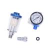 Air RegulatorValve Pneumatic SprayGun Air Regulator Gauges G1/4 Quick Connect